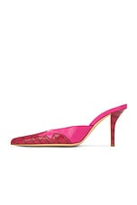 GIA BORGHINI X MIAOU June Mule in Pink & Red, view 5, click to view large image.