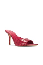 GIA BORGHINI Perni Mule in Deep Red, view 2, click to view large image.