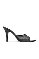 GIA BORGHINI Honorine Mule In Black in Black, view 1, click to view large image.