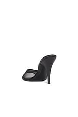 GIA BORGHINI Honorine Mule In Black in Black, view 3, click to view large image.