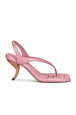 GIA BORGHINI x RHW Thong Sandal in Pink, view 1, click to view large image.