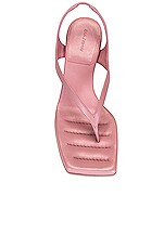 GIA BORGHINI x RHW Thong Sandal in Pink, view 4, click to view large image.