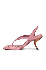 GIA BORGHINI x RHW Thong Sandal in Pink, view 5, click to view large image.