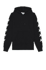 Golden Goose Alighiero Hoodie in Black & White, view 1, click to view large image.