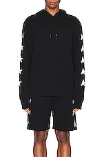 Golden Goose Alighiero Hoodie in Black & White, view 3, click to view large image.