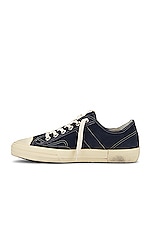 Golden Goose V-star 2 Sneaker In Navy &amp; Silver in Navy & Silver, view 5, click to view large image.