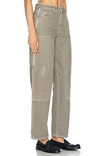 Golden Goose Painter Wide Leg Pant in Kalamata, view 2, click to view large image.