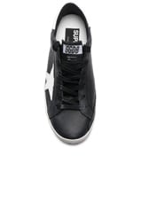 Golden Goose Superstar Sneaker in Black & White, view 4, click to view large image.