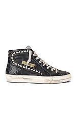 Golden Goose Slide Sneaker in Black, view 1, click to view large image.