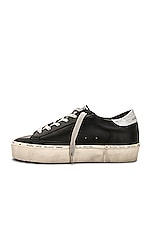 Golden Goose Hi Star Sneaker in Black & Silver, view 5, click to view large image.