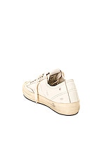 Golden Goose V-star 2 Sneaker in Beige & Antique Pink, view 3, click to view large image.