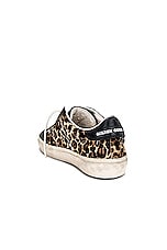 Golden Goose Soul Star Sneaker in Beige Brown Black Leopard & Black, view 3, click to view large image.