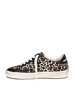 Golden Goose Soul Star Sneaker in Beige Brown Black Leopard & Black, view 5, click to view large image.