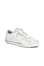 Golden Goose V-star 2 Sneaker in Optic White, view 2, click to view large image.