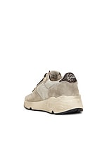 Golden Goose Running Sole Sneaker in Ice, Taupe, & Black, view 3, click to view large image.