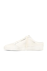 Golden Goose Ball Star Sabot Sneaker in Optic White & Nut, view 5, click to view large image.