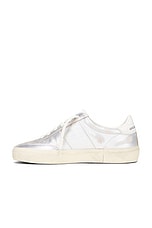 Golden Goose Soul-star Sneaker in Silver, White, & Milk, view 5, click to view large image.