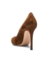 Gianvito Rossi Suede Pumps in Texas, view 3, click to view large image.