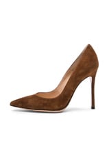 Gianvito Rossi Suede Pumps in Texas, view 5, click to view large image.