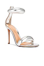 Gianvito Rossi Bijoux Heels in Silver, view 2, click to view large image.
