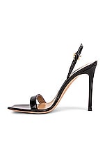 Gianvito Rossi Ribbon Stiletto Heels in Black, view 5, click to view large image.