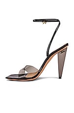Gianvito Rossi Odyssey Heels in Fume & Black, view 5, click to view large image.