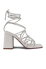 Gianvito Rossi Minas Strappy Sandals in White, view 1, click to view large image.