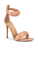 Gianvito Rossi Bijoux Heels in Peach, view 2, click to view large image.