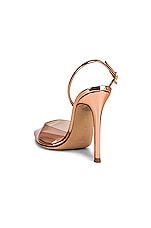 Gianvito Rossi Ribbon D'orsay Heels in Peach, view 3, click to view large image.