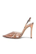 Gianvito Rossi Ribbon D'orsay Heels in Peach, view 5, click to view large image.
