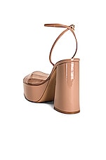 Gianvito Rossi Dua Heels in Peach, view 3, click to view large image.