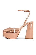 Gianvito Rossi Dua Heels in Peach, view 5, click to view large image.
