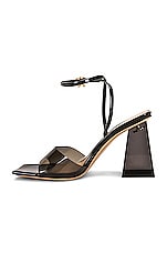 Gianvito Rossi G32208 Glass &amp; Vernice in Fume & Black, view 5, click to view large image.