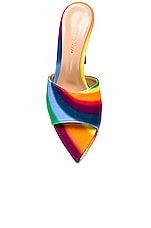 Gianvito Rossi Betty Platform Sandal in Rainbow, view 4, click to view large image.