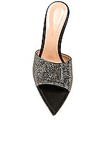 Gianvito Rossi Betty Platform Sandal in Black, view 4, click to view large image.
