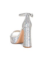 Gianvito Rossi Platform Sandal in Hologram & Hologram, view 3, click to view large image.