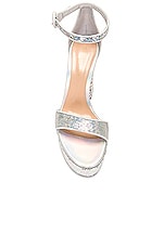 Gianvito Rossi Platform Sandal in Hologram & Hologram, view 4, click to view large image.