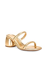 Gianvito Rossi Double Strap Sandal in Mekong, view 2, click to view large image.
