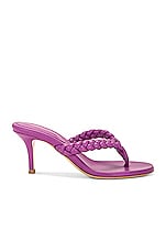 Gianvito Rossi Tropea Leather Sandal in Freesia, view 1, click to view large image.