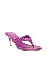 Gianvito Rossi Tropea Leather Sandal in Freesia, view 2, click to view large image.