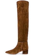 Gianvito Rossi Camoscio Boot in Texas, view 5, click to view large image.