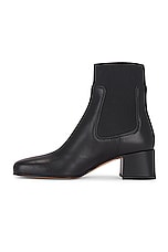 Gianvito Rossi Holmes Vitello Glove Boots in Black, view 5, click to view large image.