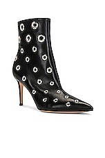 Gianvito Rossi Nappa Boots in Black, view 2, click to view large image.