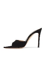Gianvito Rossi Heeled Mule in Black, view 5, click to view large image.