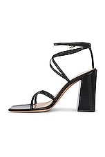 Gianvito Rossi Strappy Sandal in Black, view 5, click to view large image.