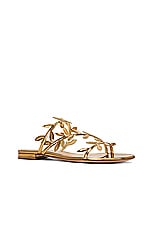 Gianvito Rossi Metal Sandals in Mekong, view 2, click to view large image.