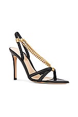 Gianvito Rossi Nappa Heels in Black, view 2, click to view large image.