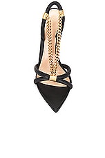 Gianvito Rossi Nappa Heels in Black, view 4, click to view large image.