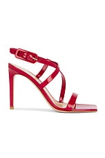 Gianvito Rossi Tokio Ankle Strap Sandal in Rouge, view 1, click to view large image.
