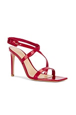 Gianvito Rossi Tokio Ankle Strap Sandal in Rouge, view 2, click to view large image.